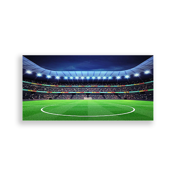 Painel Retangular - Futebol Esportes - Sublimado 3D