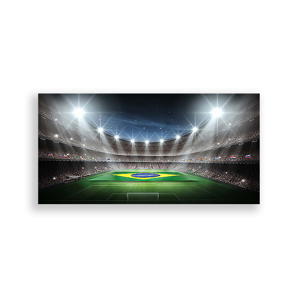 Painel Retangular - Futebol Esportes - Sublimado 3D