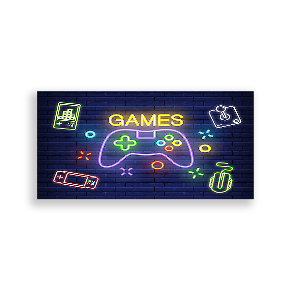Painel Retangular - Games - Sublimado 3D