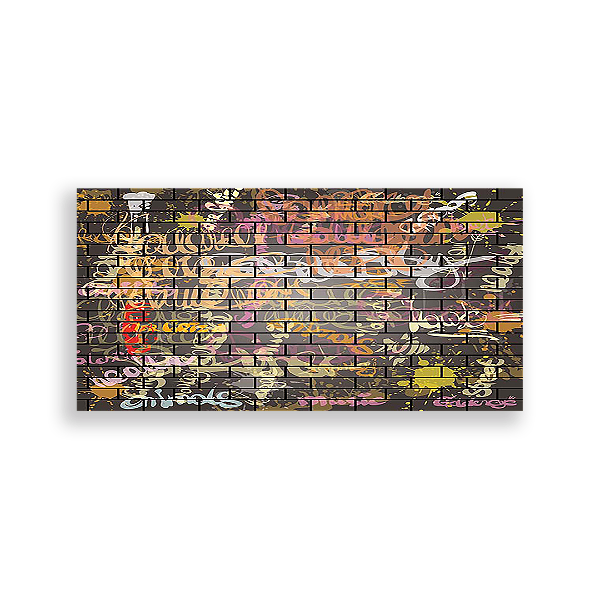 Painel Retangular - Grafitte - Sublimado 3D