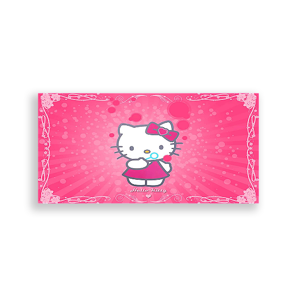 Painel Retangular - Hello Kitty - Sublimado 3D