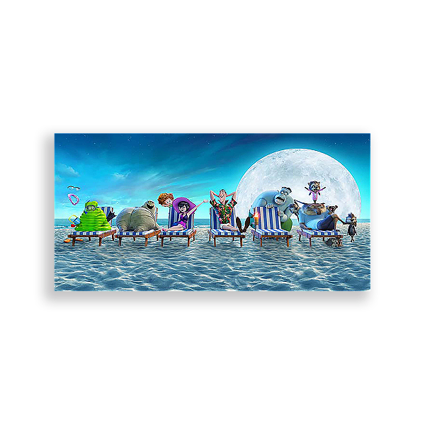 Painel Retangular - Hotel Transilvânia - Sublimado 3D