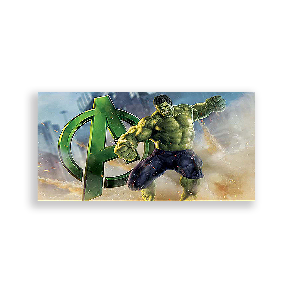 Painel Retangular - Hulk - Sublimado 3D