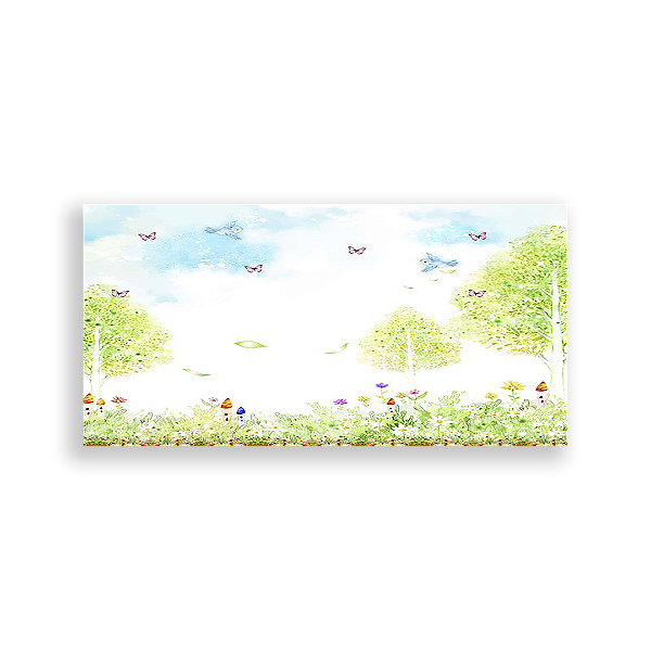 Painel Retangular - Jardim Encantado - Sublimado 3D