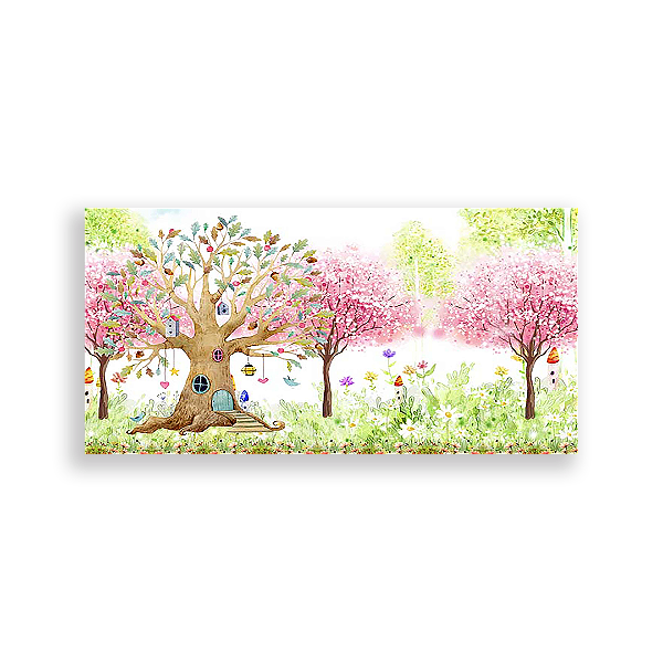 Painel Retangular - Jardim Encantado - Sublimado 3D