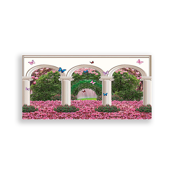 Painel Retangular - Jardim Encantado - Sublimado 3D