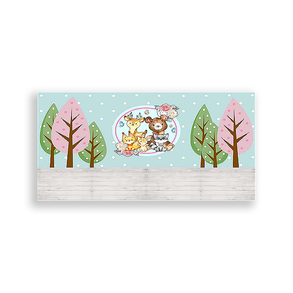 Painel Retangular - Jardim Encantado - Sublimado 3D