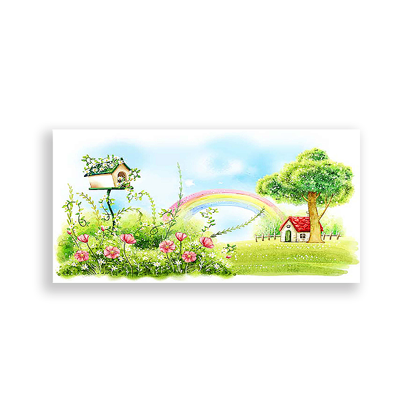 Painel Retangular - Jardim Encantado - Sublimado 3D