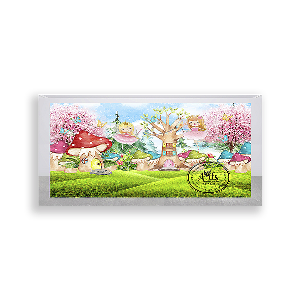 Painel Retangular - Jardim Encantado - Sublimado 3D
