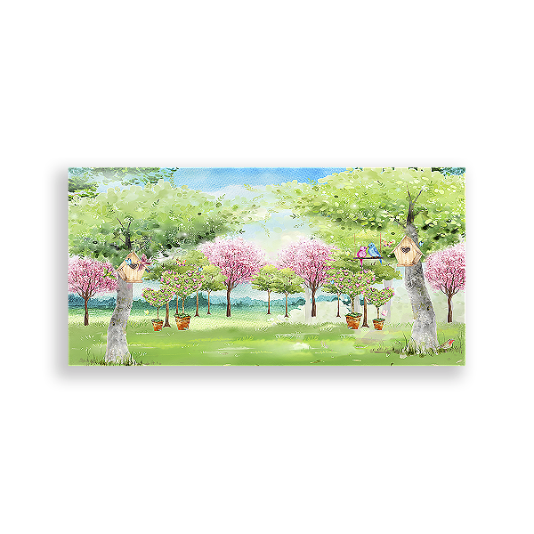 Painel Retangular - Jardim Encantado - Sublimado 3D