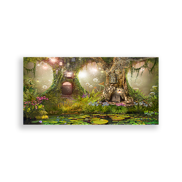 Painel Retangular - Jardim Encantado - Sublimado 3D