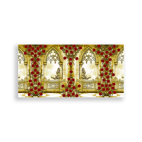 Painel Retangular - Jardim Encantado - Sublimado 3D