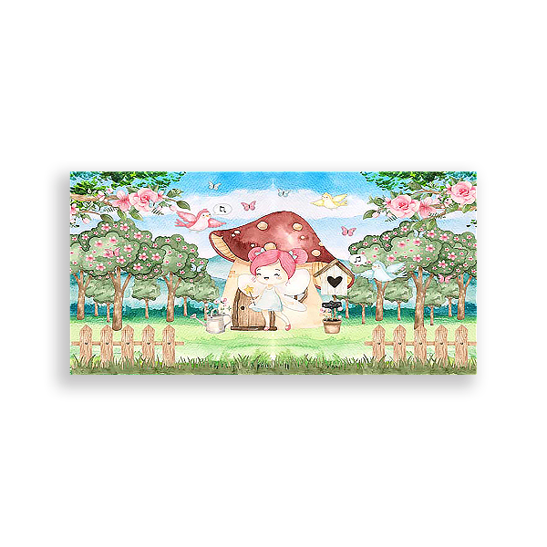 Painel Retangular - Jardim Encantado - Sublimado 3D