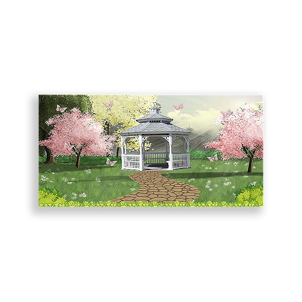 Painel Retangular - Jardim Encantado - Sublimado 3D