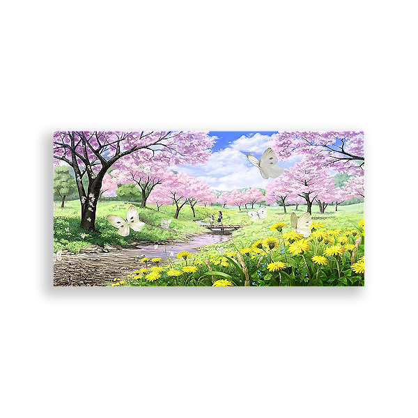 Painel Retangular - Jardim Encantado - Sublimado 3D