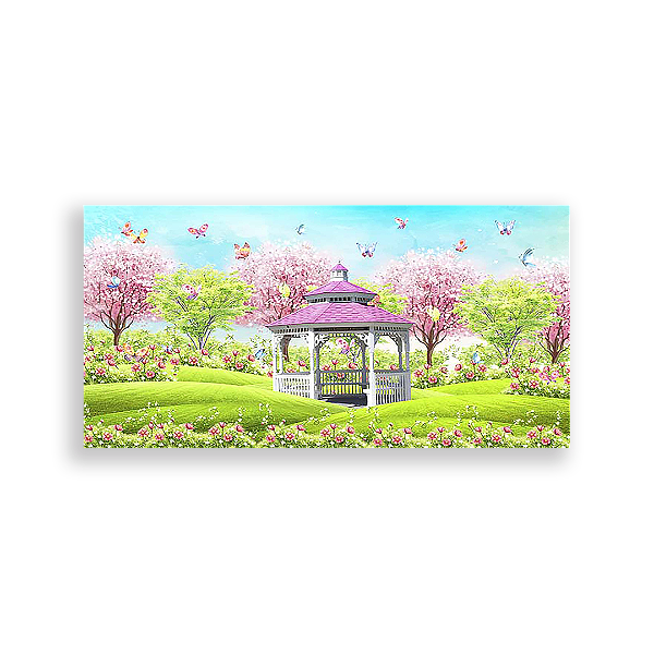 Painel Retangular - Jardim Encantado - Sublimado 3D
