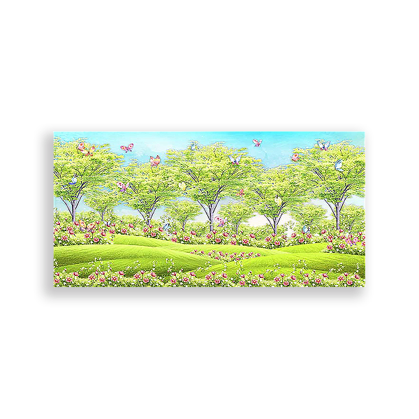 Painel Retangular - Jardim Encantado - Sublimado 3D