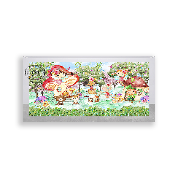 Painel Retangular - Jardim Encantado - Sublimado 3D