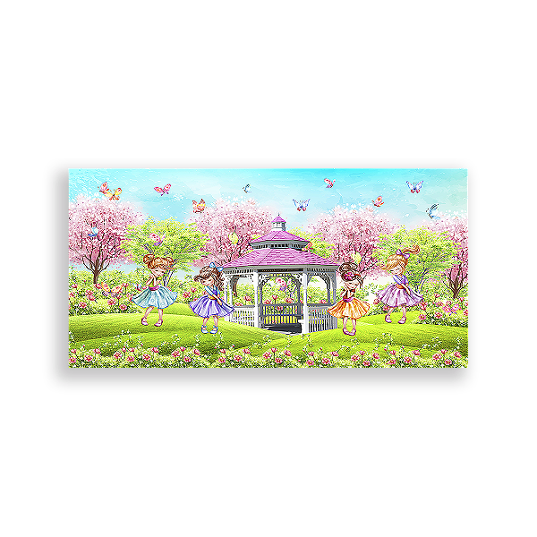 Painel Retangular - Jardim Encantado - Sublimado 3D