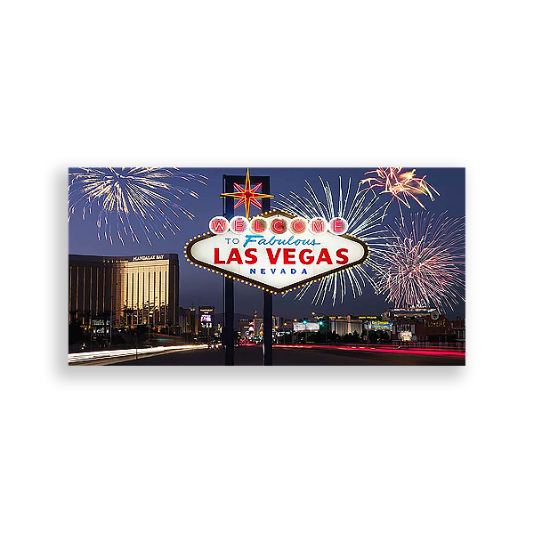 Painel Retangular - Las Vegas - Sublimado 3D