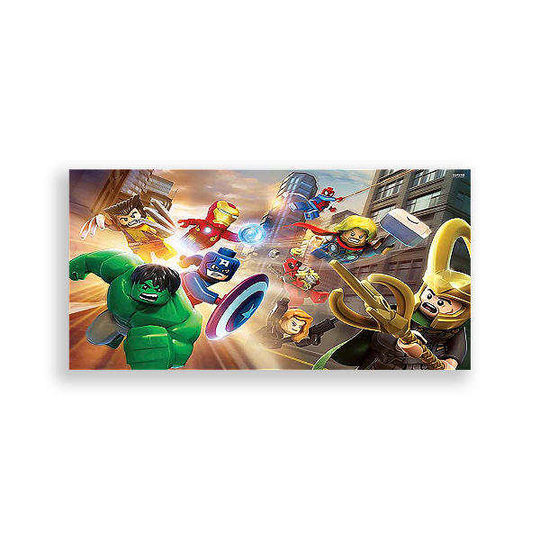 Painel Retangular - Lego - Sublimado 3D