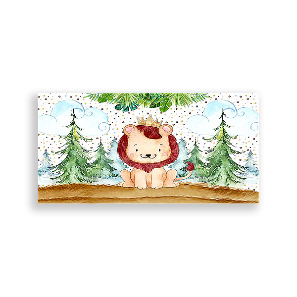 Painel Retangular - Leão - Sublimado 3D