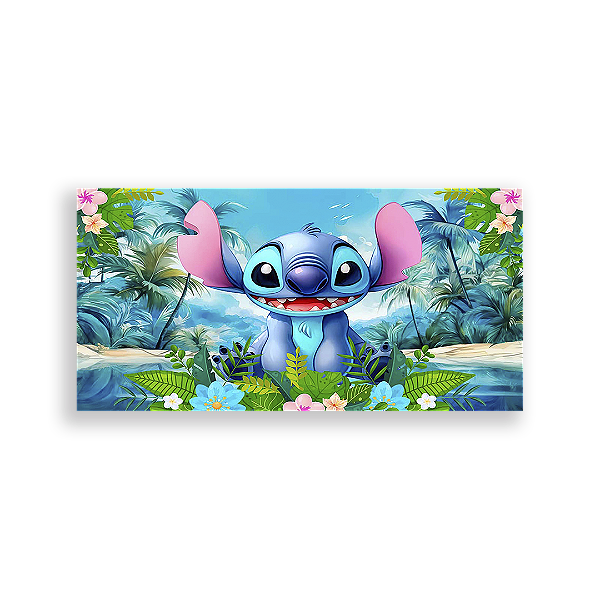 Painel Retangular - Lilo E Stitch - Sublimado 3D