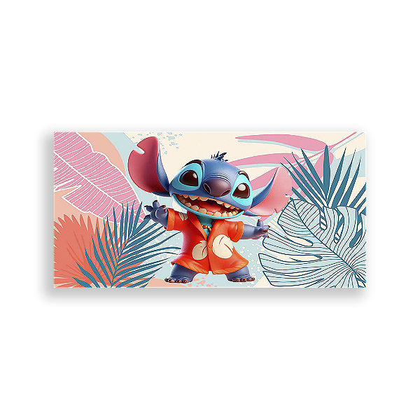 Painel Retangular - Lilo E Stitch - Sublimado 3D