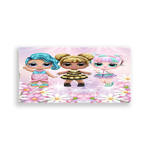 Painel Retangular - Lol Surprise - Sublimado 3D