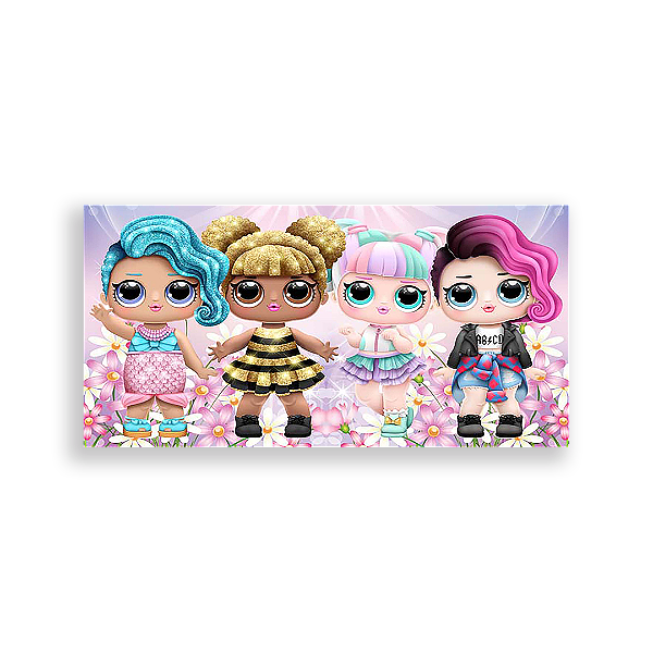 Painel Retangular - Lol Surprise - Sublimado 3D