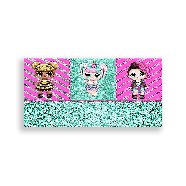 Painel Retangular - Lol Surprise - Sublimado 3D