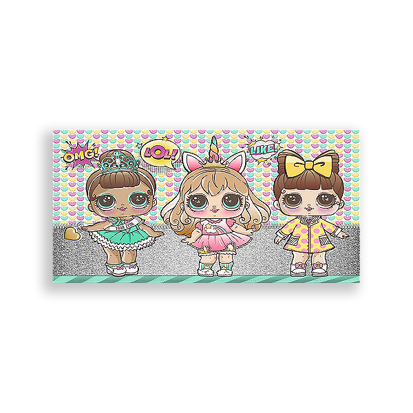 Painel Retangular - Lol Surprise - Sublimado 3D