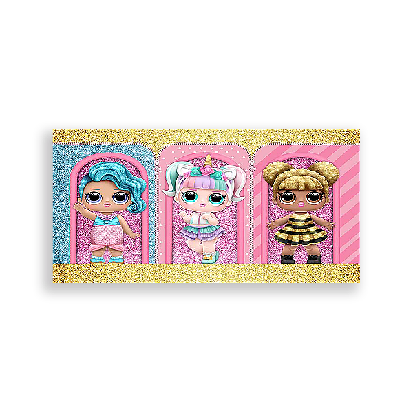 Painel Retangular - Lol Surprise - Sublimado 3D