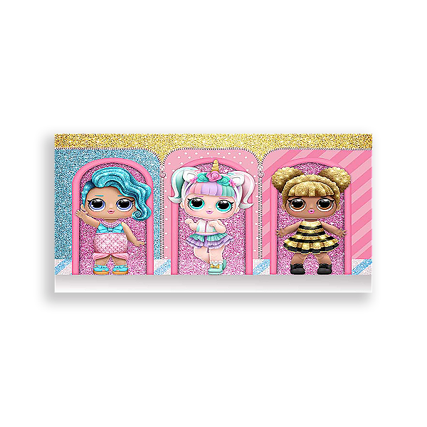 Painel Retangular - Lol Surprise - Sublimado 3D