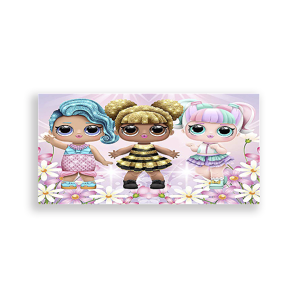 Painel Retangular - Lol Surprise - Sublimado 3D