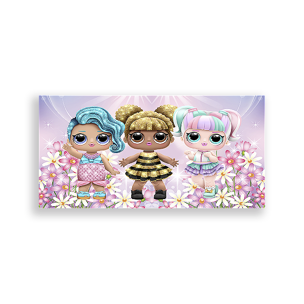 Painel Retangular - Lol Surprise - Sublimado 3D