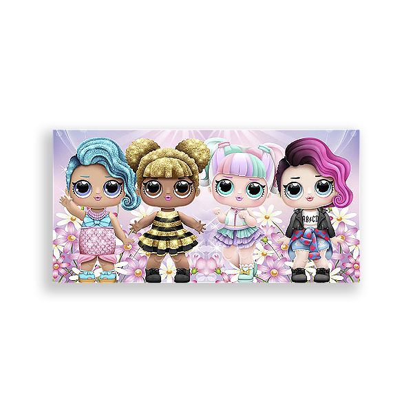 Painel Retangular - Lol Surprise - Sublimado 3D