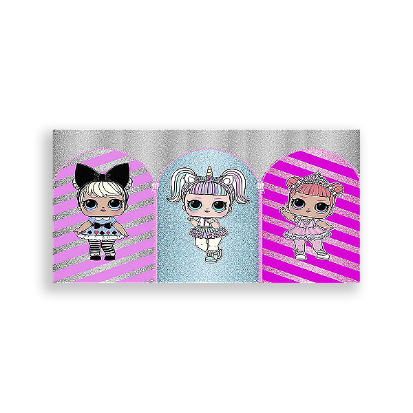 Painel Retangular - Lol Surprise - Sublimado 3D