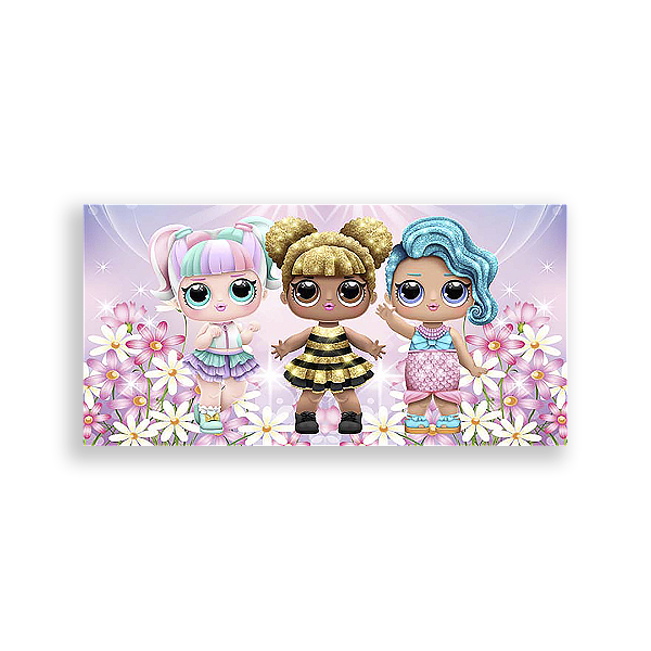 Painel Retangular - Lol Surprise - Sublimado 3D