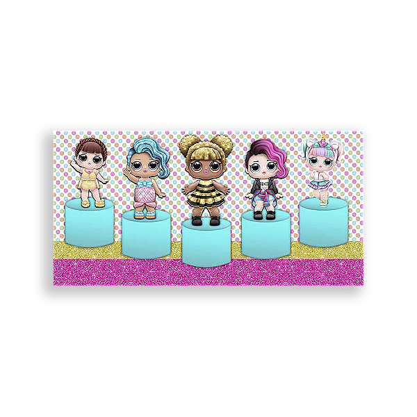 Painel Retangular - Lol Surprise - Sublimado 3D