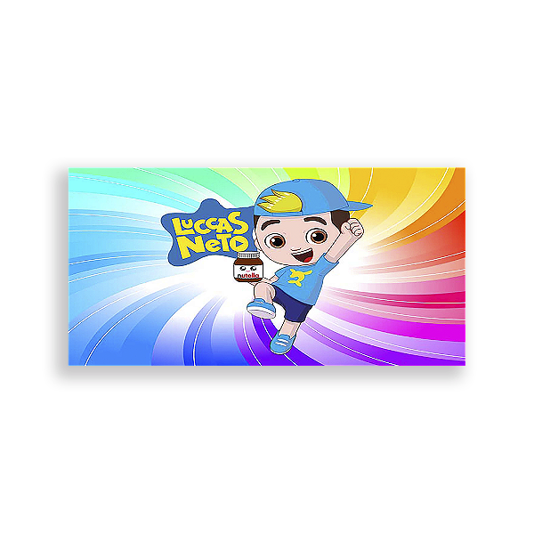 Painel Retangular - Luccas Neto - Sublimado 3D