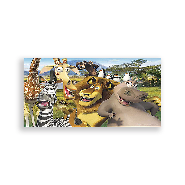 Painel Retangular - Madagascar - Sublimado 3D