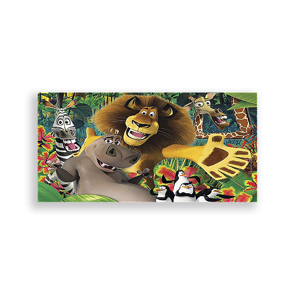Painel Retangular - Madagascar - Sublimado 3D