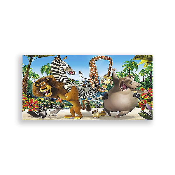 Painel Retangular - Madagascar - Sublimado 3D