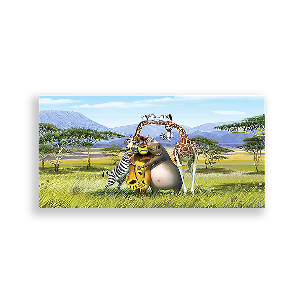 Painel Retangular - Madagascar - Sublimado 3D