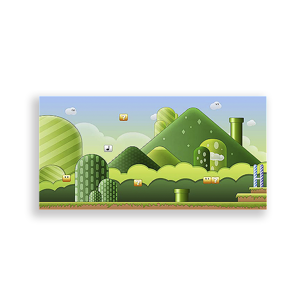 Painel Retangular - Mario - Sublimado 3D