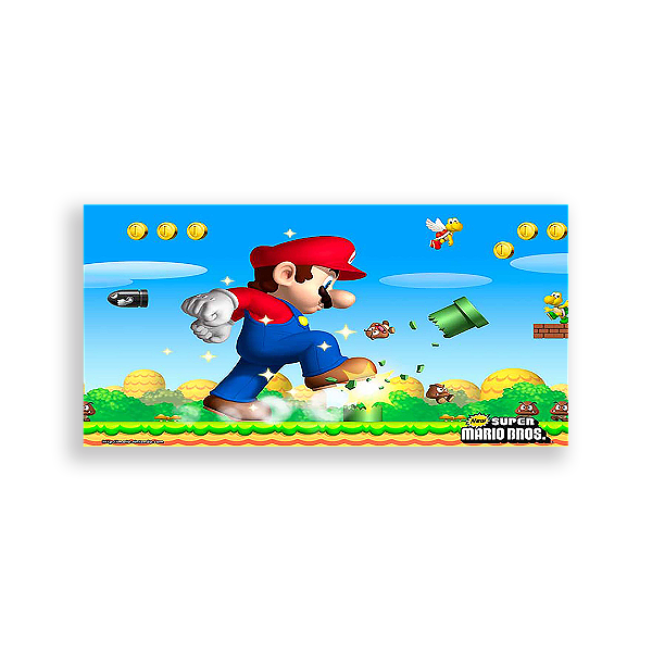 Painel Retangular - Mario - Sublimado 3D