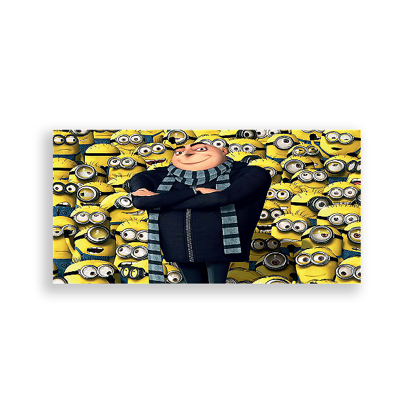 Painel Retangular - Meu Malvado Favorito - Sublimado 3D