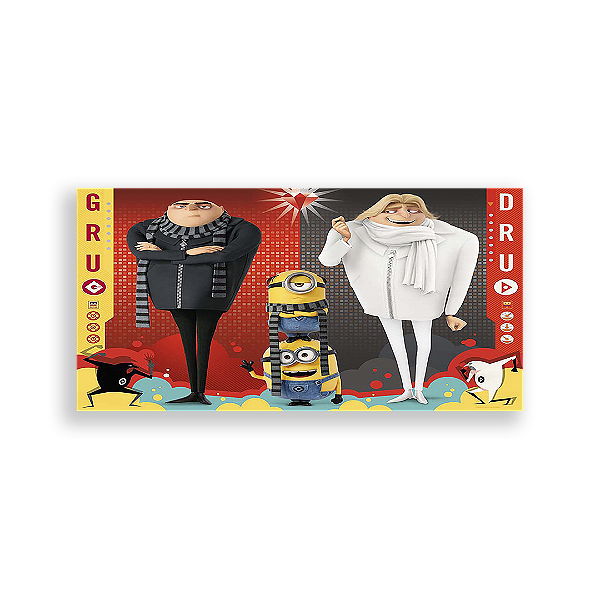 Painel Retangular - Meu Malvado Favorito - Sublimado 3D