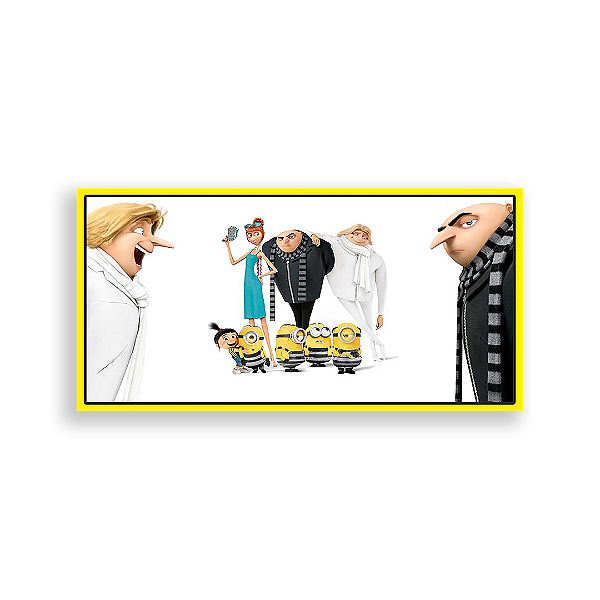 Painel Retangular - Meu Malvado Favorito - Sublimado 3D